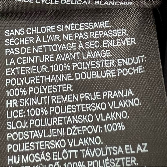 H&M, Size:6, Black Paperbag Vegan Leather, High Rise Tapered Leg Pants, EUC! - Picture 13 of 13